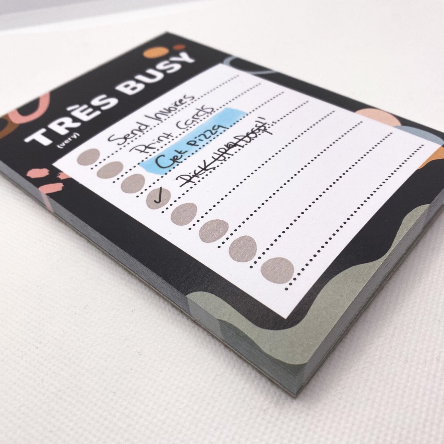 Trés Busy To Do List Notepad A6