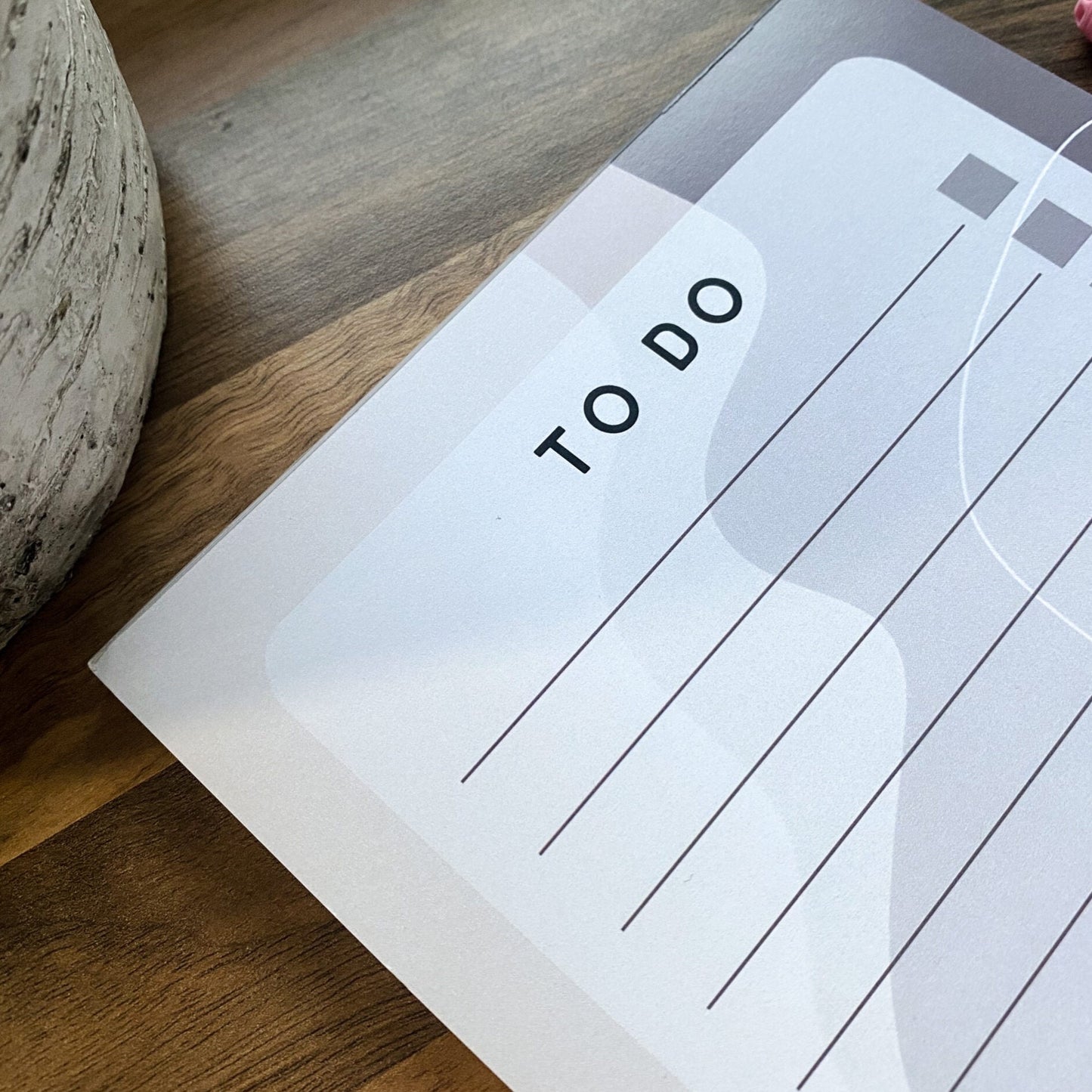 To Do List Pad - A5 Notepad