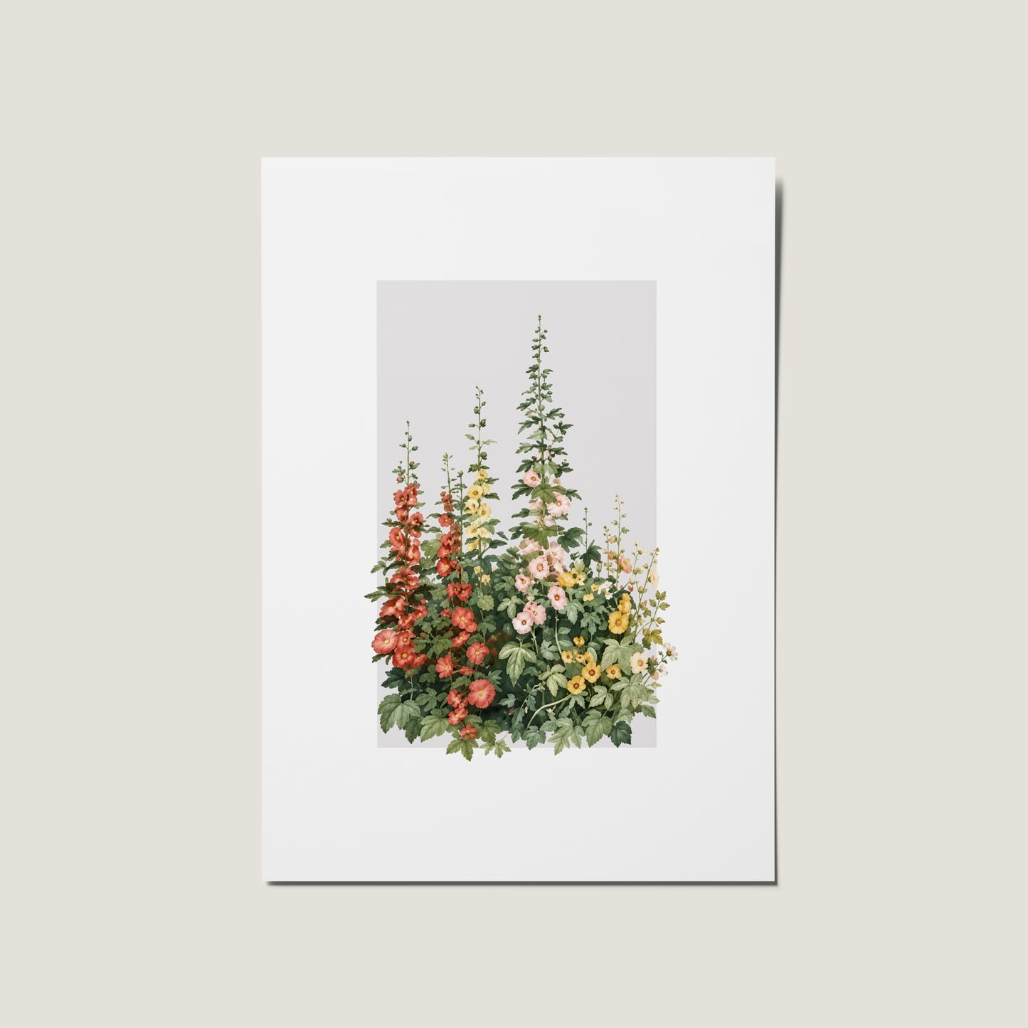 Wall of Flowers Card