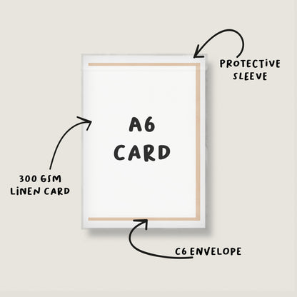 Just To Say Spot Minimal Nordic Card - Hamptons Series