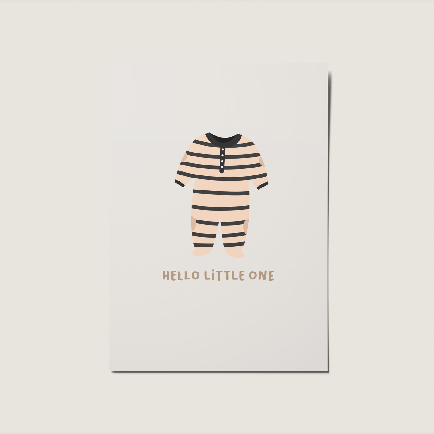 Hello Little One, New Baby, Baby Boy, Baby Girl, New Born Card