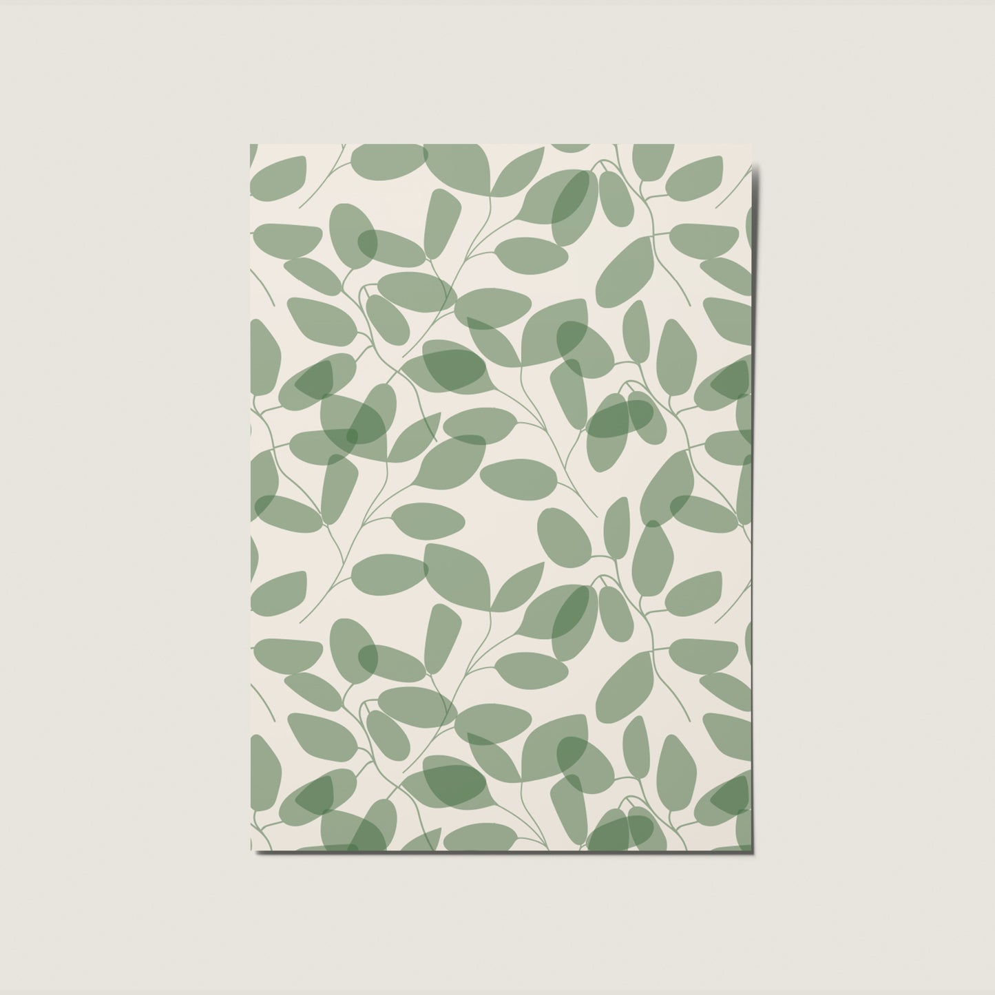 Eucalyptus Floral Illustrated No Occasion Card