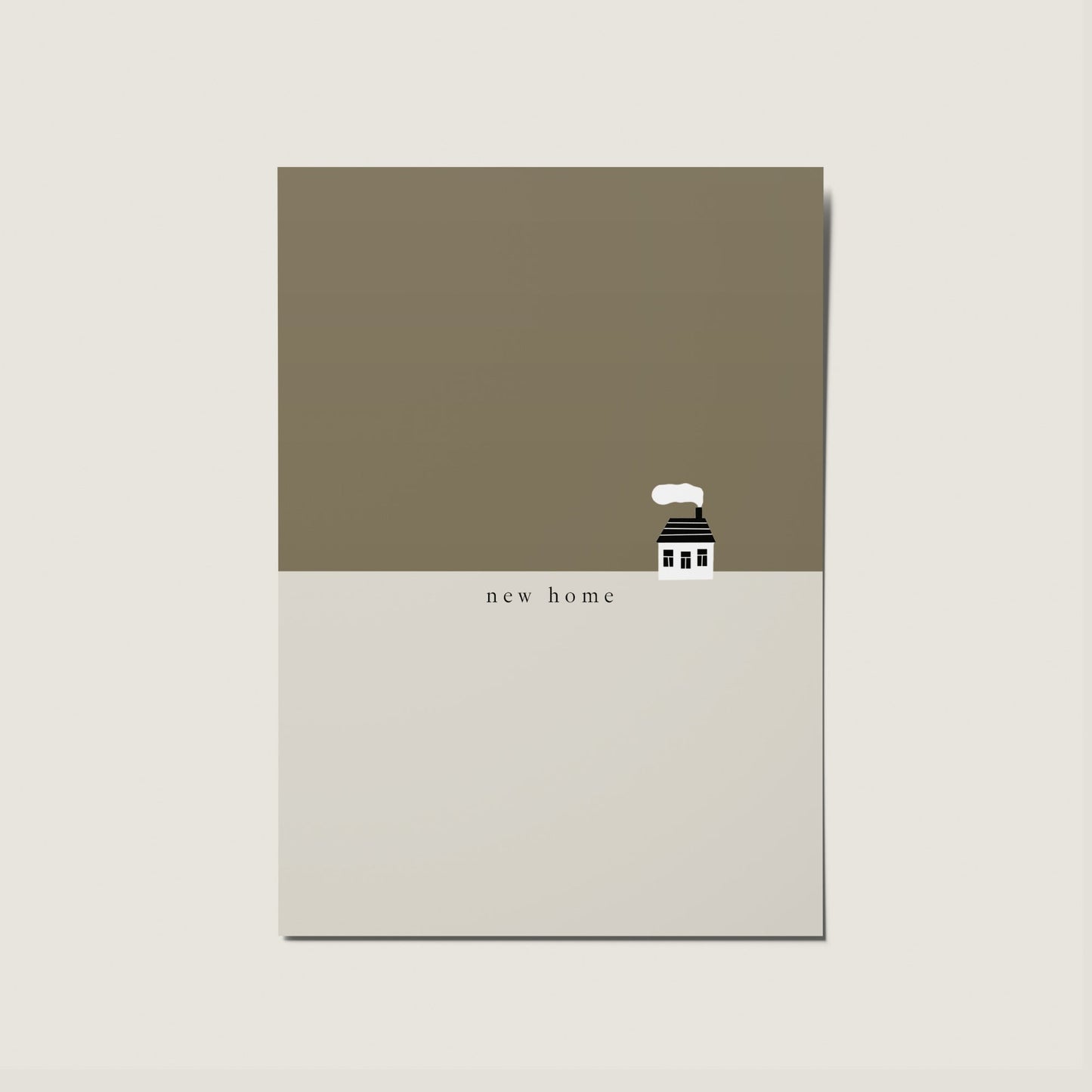 New Home Illustrated Minimal Nordic Card - Hamptons Series