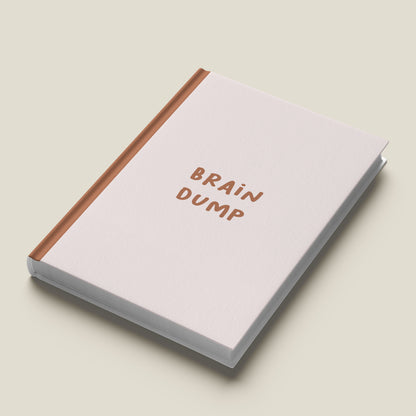 Brain Dump A5 Notebook Hardback Journal