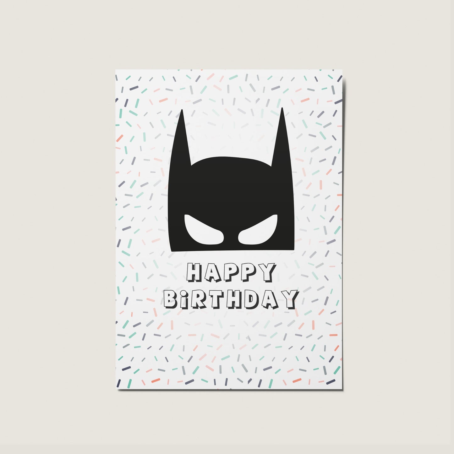 Batman Kids Happy Birthday Card