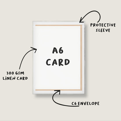 Merry Christmas Driving Home For Christmas Illustrated Christmas Card