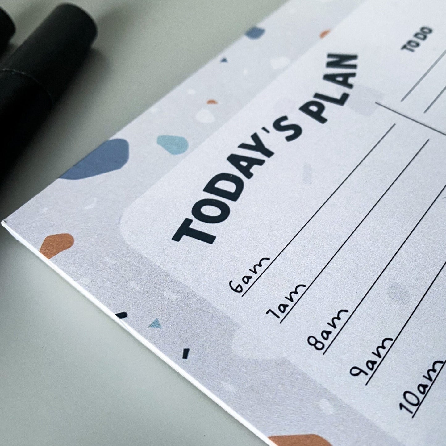 Today's Plan Productive Daily To Do List - A5 Notepad