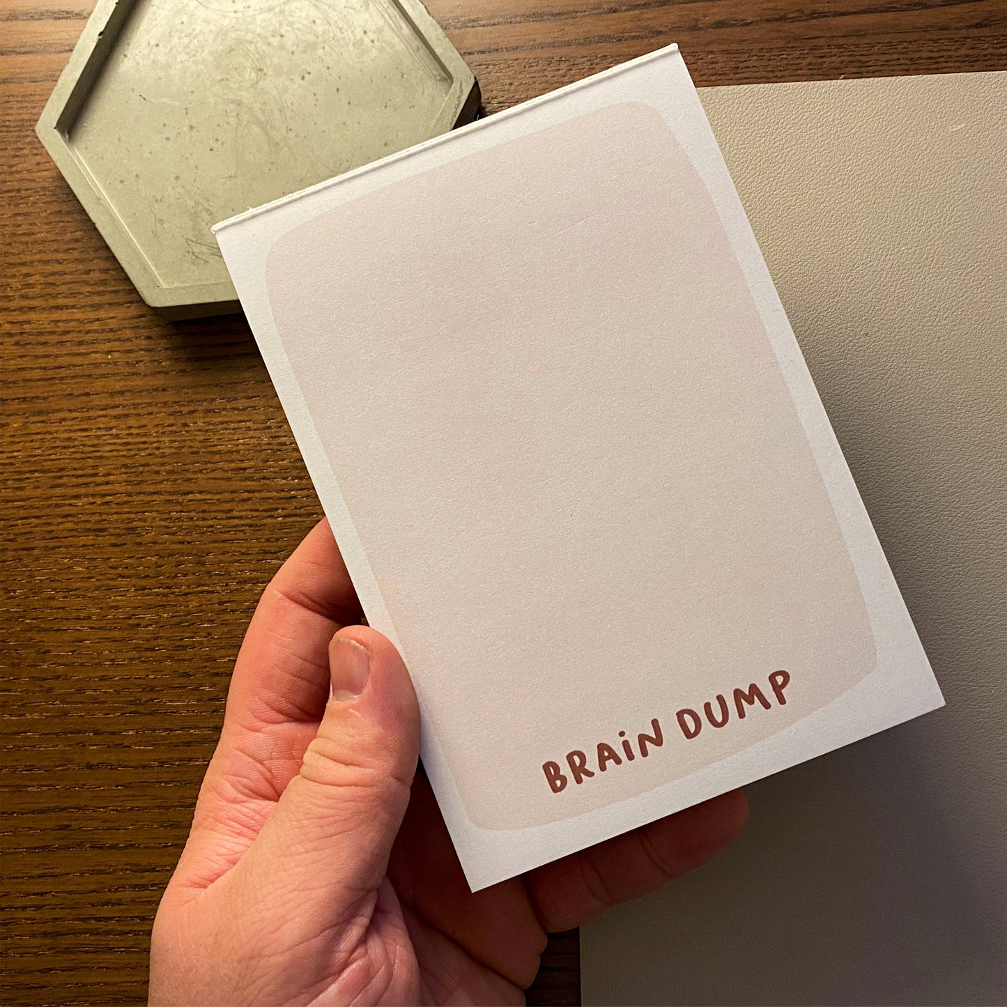 Brain Dump A6 Notepad Student To Do List Organiser Desk Pad
