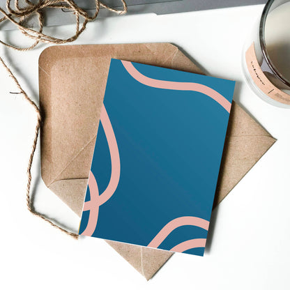 Blue & Pink Gradient All Occasion Card