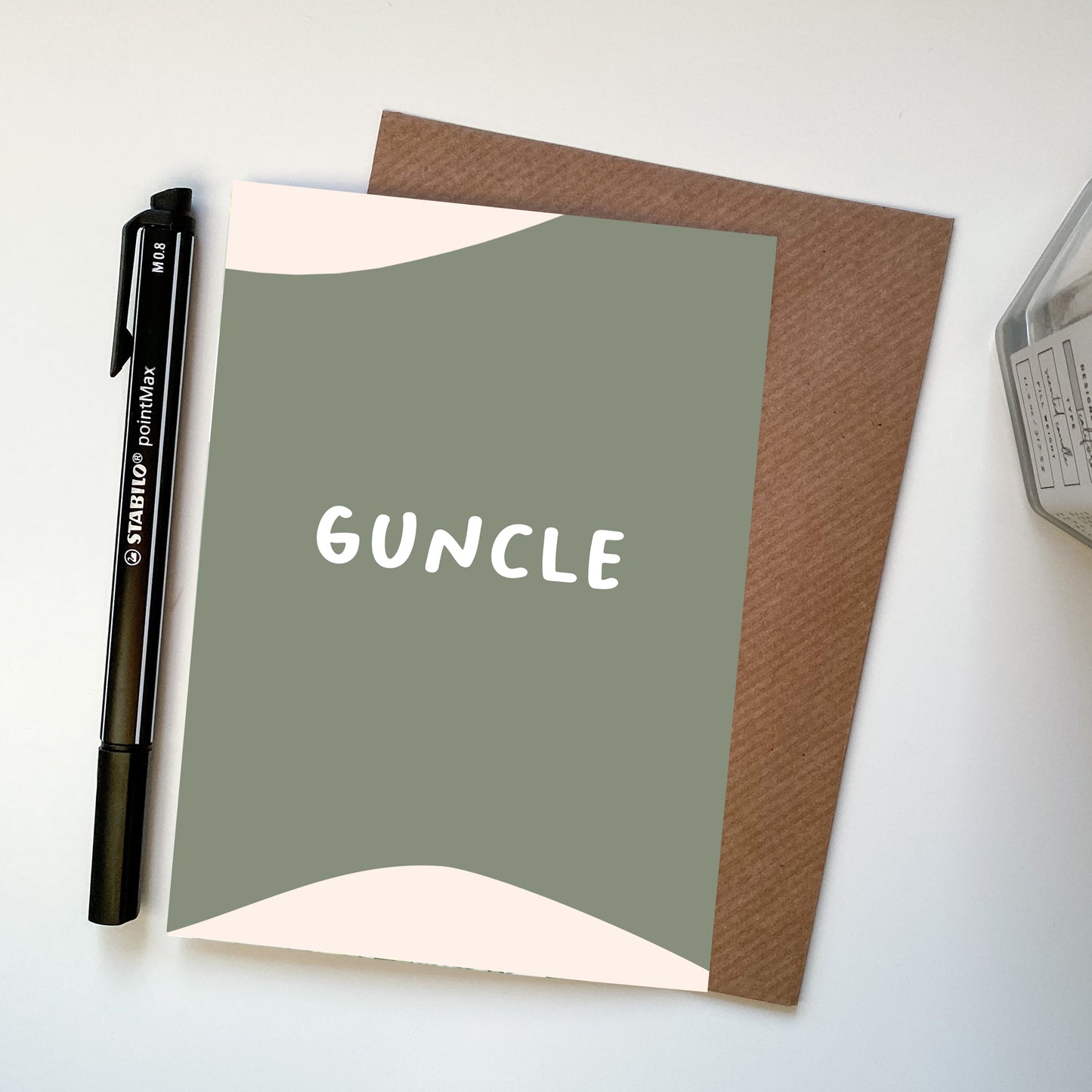 Guncle - Uncle Gay Man Boho All Occasion Card