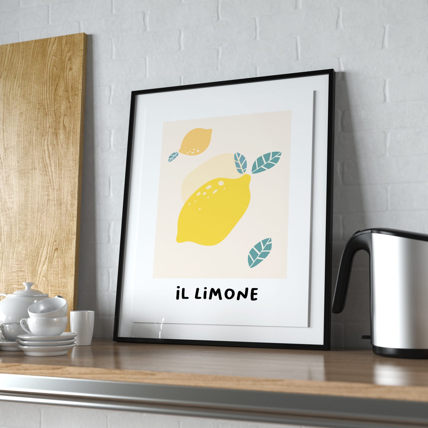 Il Limone Lemon Minimal Print
