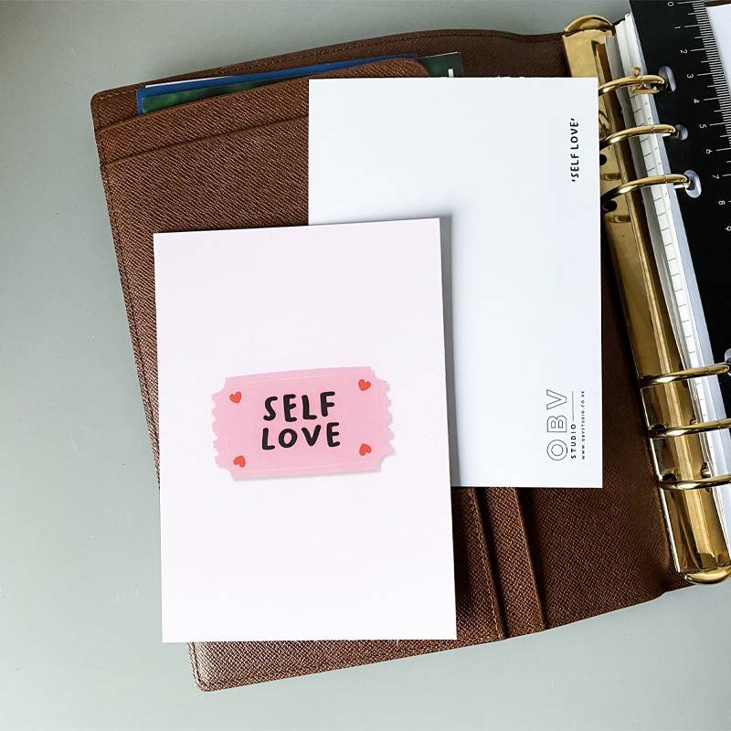 Self Love Positive Affirmation Postcard